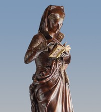 La liseuse - BRONZE CARRIER-BELLEUSE - 80 CM