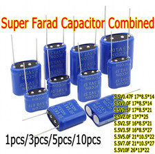 1/3/5/10pcs 5.5V 0.47/1.0/1.5/2.0/2.5~10F Farad Combination Type Super Capacitor