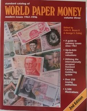 Catalogo Banconote Mondo world paper money 1961 1996 2nd edition volume 3