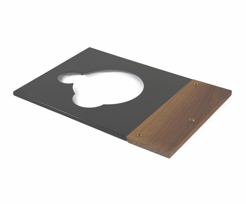 Platine noyer clair et - en,