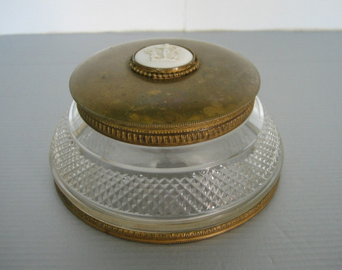 Ancienne bonbonnière verre - ancienne,