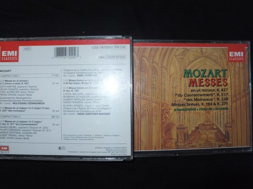 Coffret mozart messes - 2,