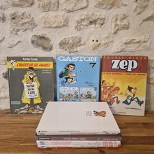 BANDES DESSINEES LOT DE DIVERSES BD - LUCKY LUKE, GASTON, LE CHAT, TITEUF, ...