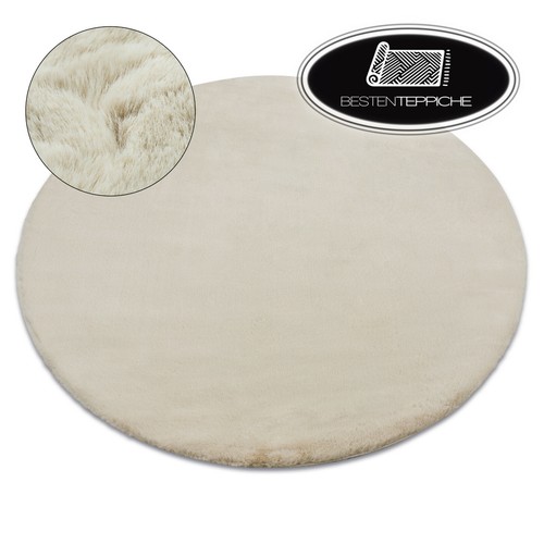 Tapis rond épais doux - tapis,