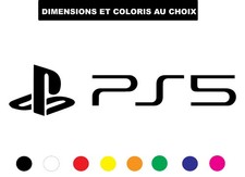 Sticker Autocollant PlayStation PS5 – Vinyle Console Manette Gaming