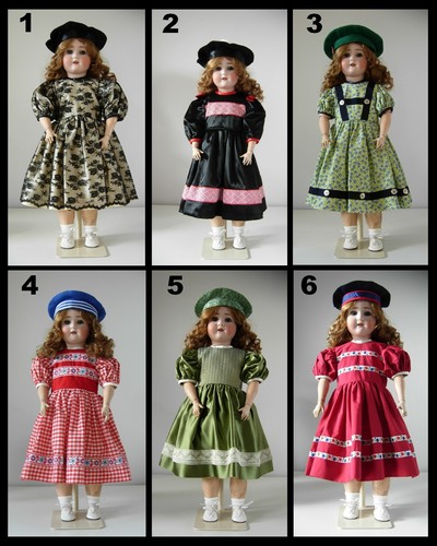Robe poupée ancienne - poupée,
