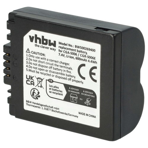 Batterie pour panasonic - batterie, lumix