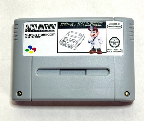 Snes sfc cartouche burn - -,