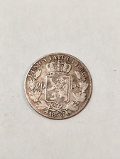PIECE 20 CENTIMES 1853 BELGIQUE EN ARGENT Ref24461J