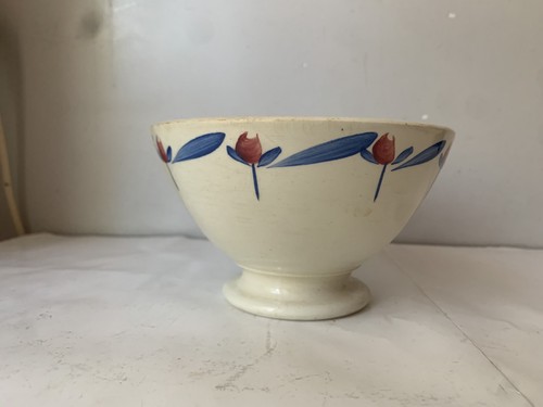 Ancien bol gien france peint - france,