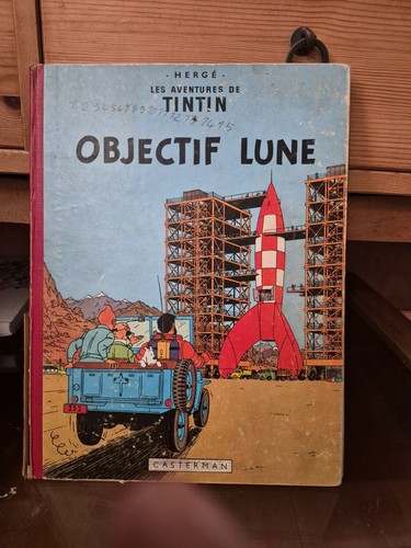 Tintin objectif lune - objectif, hergé