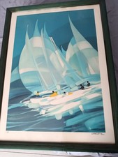 Peinture voilier. Style