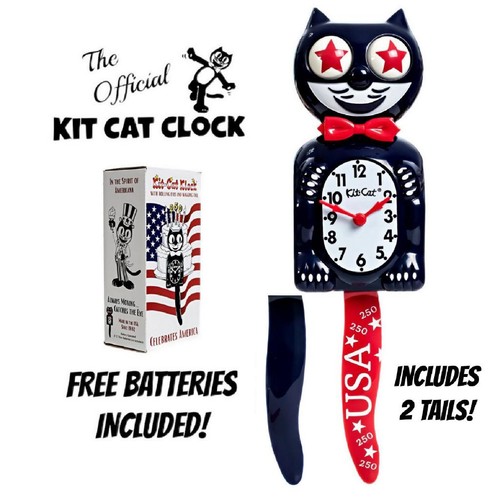 Old glory kit cat clock - kit,