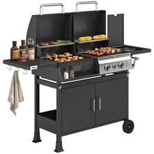 Barbecue Hybride Gaz Charbon 2