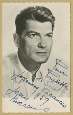 Jean Marais (1913-1998) - French actor & artist - Nice signed photo - 1959 - COA