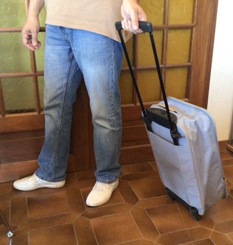 Valise roulette vintage - À,