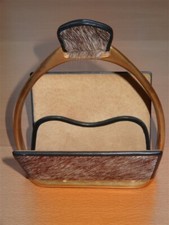 Vintage Brass Horsehide