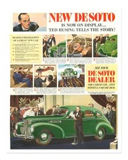 Affiche de voiture vintage