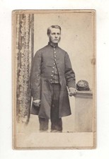 CDV- CIVIL WAR SOLDIER – NEW HAMPSHIRE – 14TH  INF CO. A ON KEPI
