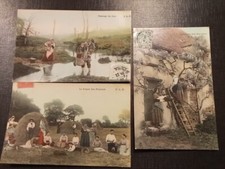 Lot 3 Cartes Postales