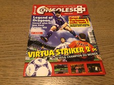 CONSOLES + 96 magazine - Virtua Striker 2, Legend of Dragoon, Gran Turismo 2 etc