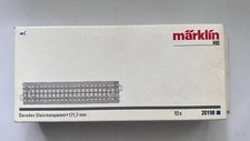 V 115 - 10 Voie rail droite transparente 171,7 mm MARKLIN HO 20198