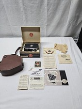 Paillard-Bolex B8 Movie Camera w/ box, packaging, accessories 