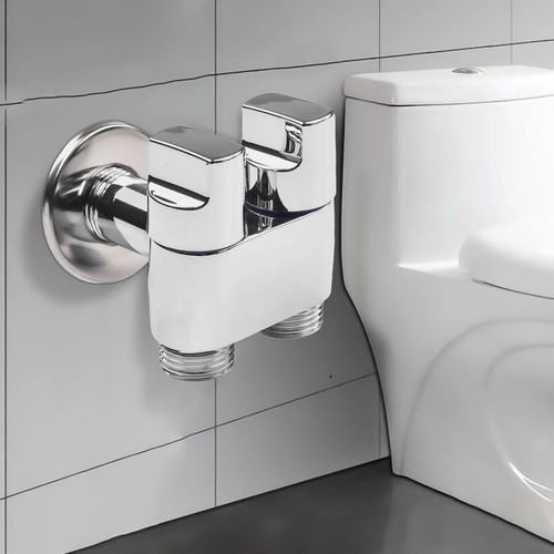 Vanne triangle double - wc,