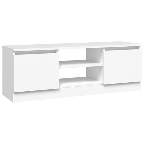 Meuble blanc avec portes - meuble,
