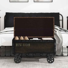 Banc de Rangement Bois Massif