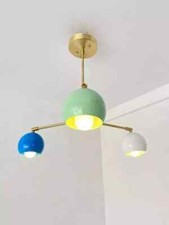 Ancien lustre 3 bras laiton