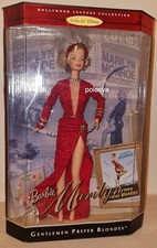 Barbie Marilyn Monroe Gentlemen Prefer Blondes Red Dress #17452 Open