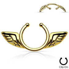 Faux piercing téton doré