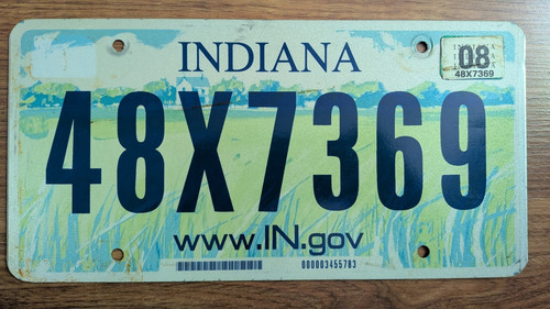Usa original licence - usa, plate