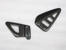 PLATINES HEEL PLATES SUZUKI GSXR 600 750 SRAD 1996 1997 1998 1999 100% CARBONE