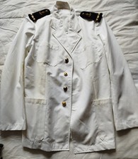 veste blanche Marine uniforme