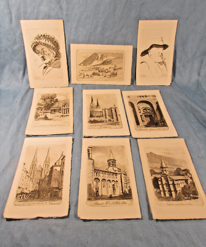 Eaux fortes gravures - 9,