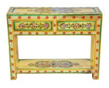 Indien grünlich bemalte