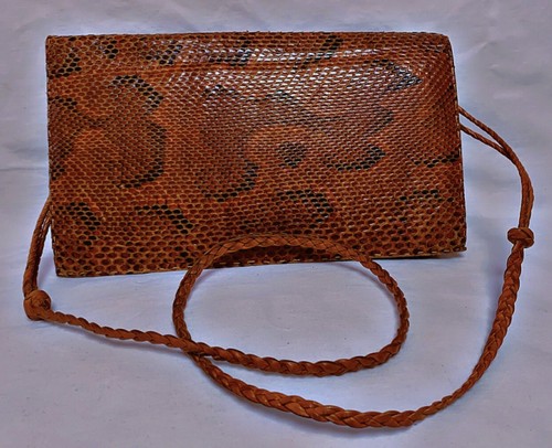 Vintage sac cuir python - vintage,