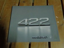 M8658 XX - MASERATI 422 BROCHURE BOOKLET