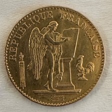 20 francs Génie or 1878 très