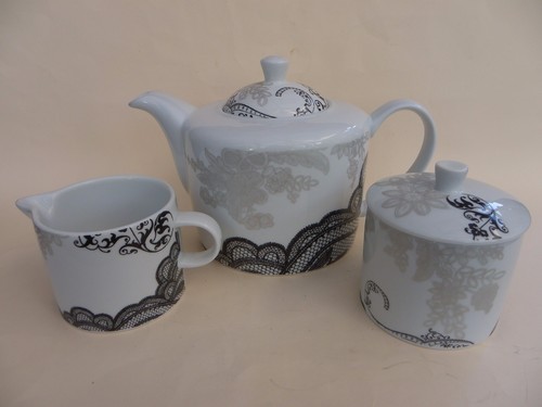 Théière pot lait et - à,