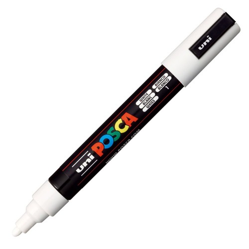 Marqueur posca blanc - marqueur, pc-5m