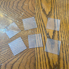 Plexiglass Sheet 2”W x 2”L x 1/32” T - Qty-6 Free Same Day Shipping!