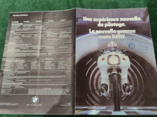 moto BMW R60/7 R75/7 R100/7 R100S et RS prospectus brochure catalogue dépliant