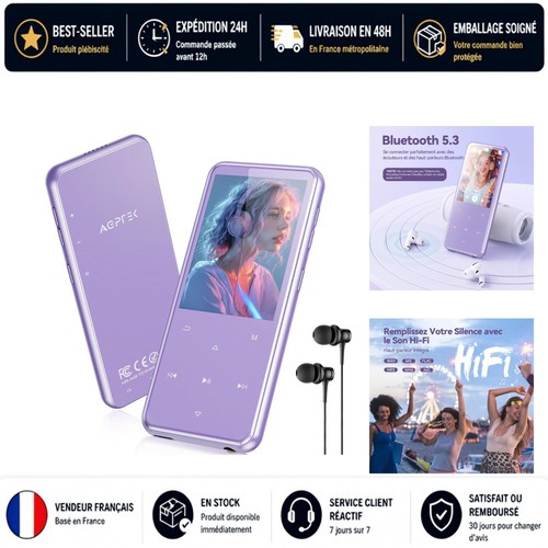 Agptek 64go mp3 - m3,