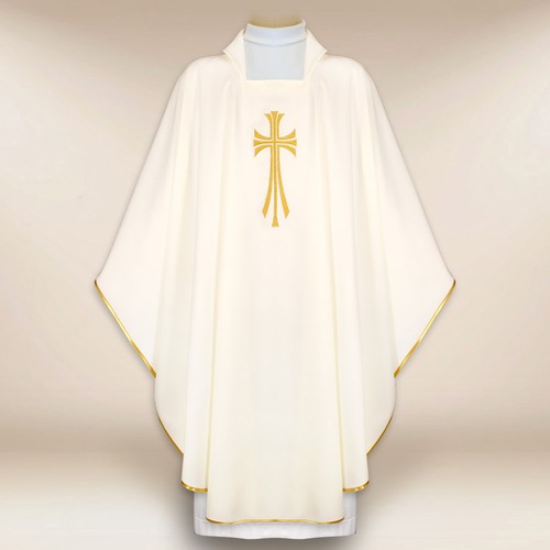Chasuble brodée croix - chasuble, “croix”
