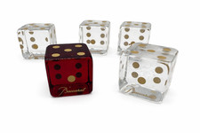 Baccarat – Lot de 5 Dés en
