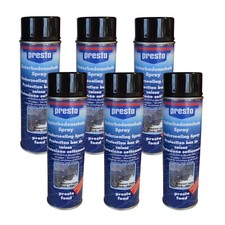6x Spray antirouille noir pour protection contre la rouille du soubassement a*