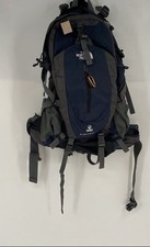 The North Face Mens Electron 40 Blue Gray Gear Trail Daypack Hiking Backpack Bag